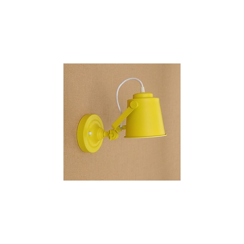 Aplică de perete din oțel vopsit Dumb Black American Coffee Decoration Lumină de perete retro Lampă cu sabie pe perete