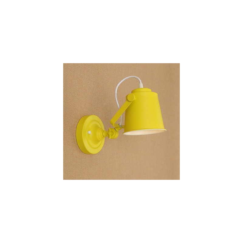 Aplică de perete din oțel vopsit Dumb Black American Coffee Decoration Lumină de perete retro Lampă cu sabie pe perete