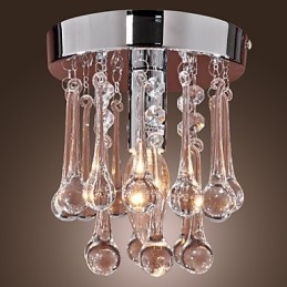 Suport încastrat cromat, modern, contemporan, în stil mini de cristal