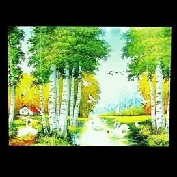Funcție integrată de pictură modernă contemporană modernă contemporană pentru aplice de perete cu lumină ambientală