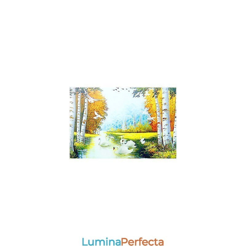 Funcție integrată de pictură modernă contemporană modernă contemporană pentru aplice de perete cu lumină ambientală