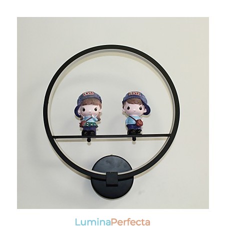 Lampă de perete creativă modernă Decorare camere pentru copii Lampă de personalitate Lampă de perete încorporată Material din aluminiu Lămpi și felinare pentru coridor