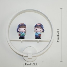 Lampă de perete creativă modernă Decorare camere pentru copii Lampă de personalitate Lampă de perete încorporată Material din aluminiu Lămpi și felinare pentru coridor