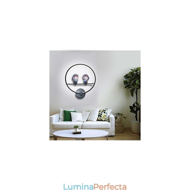Lampă de perete creativă modernă Decorare camere pentru copii Lampă de personalitate Lampă de perete încorporată Material din aluminiu Lămpi și felinare pentru coridor