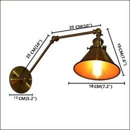 Aplice Aplice Perete Perete Fier Lampă Dumb Black Lightsaber Lamp On Wall