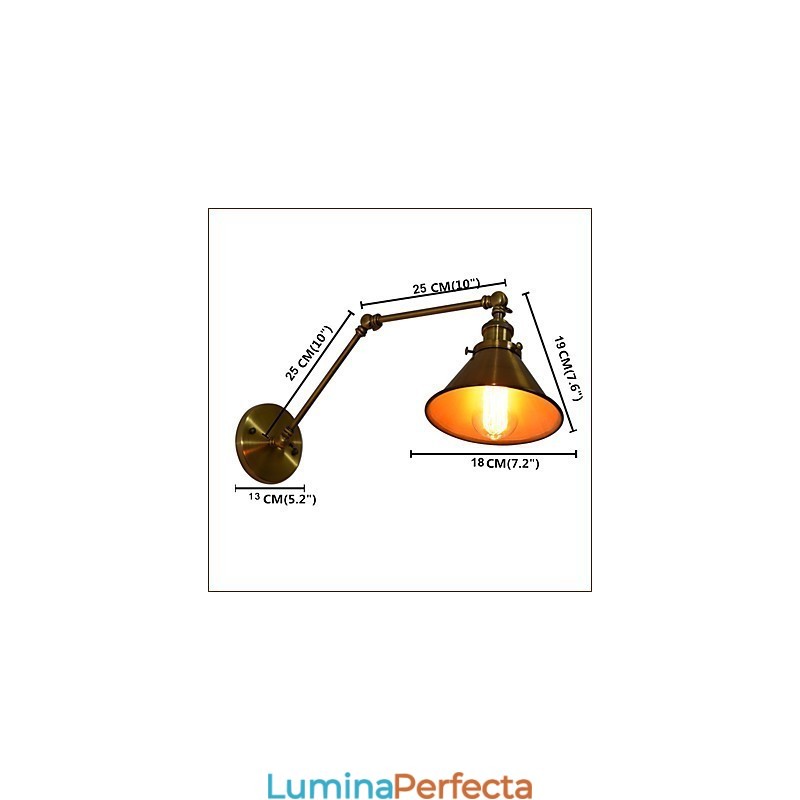 Aplice Aplice Perete Perete Fier Lampă Dumb Black Lightsaber Lamp On Wall