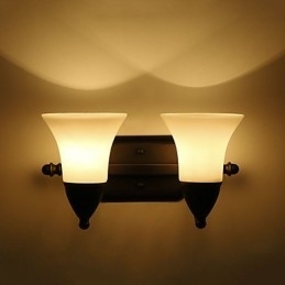 Rustic Lodge Finisaj cu oxid negru Caracteristică pentru protecția ochilor Lumină ambientală Aplice de perete Lampă de perete