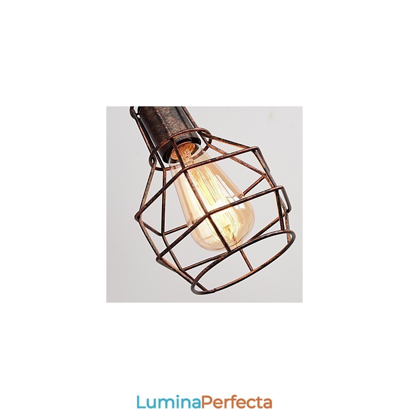 Lampă de perete industrială retro din fier cu personalitate creativă Lift Pulley