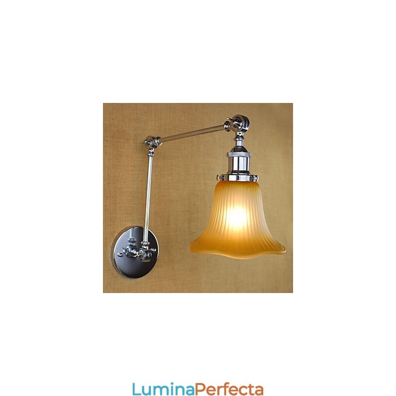 Caracteristică galvanizată retro de țară pentru protecția ochilor cu braț oscilant pentru lumină ambientală braț oscilant