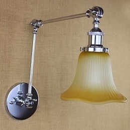 Caracteristică galvanizată retro de țară pentru protecția ochilor cu braț oscilant pentru lumină ambientală braț oscilant