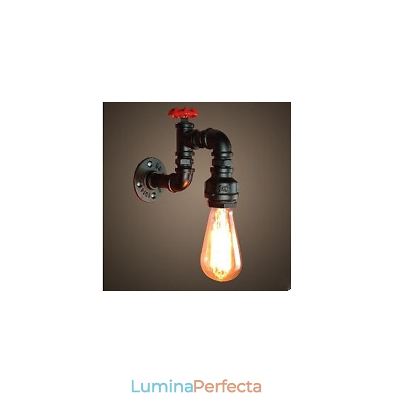 Caracteristică de pictură rustic Lodge pentru aplice de perete cu lumină ambientală