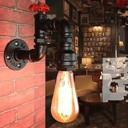 Caracteristică de pictură rustic Lodge pentru aplice de perete cu lumină ambientală