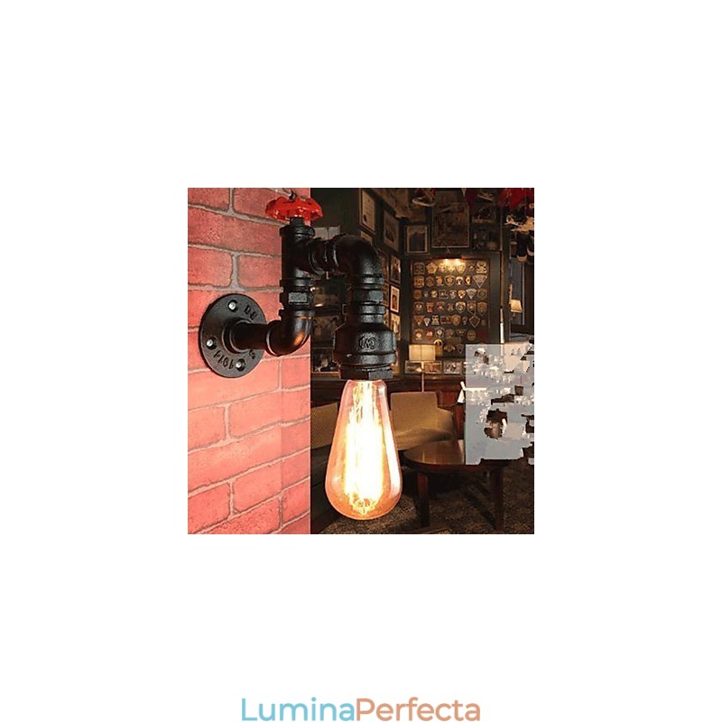 Caracteristică de pictură rustic Lodge pentru aplice de perete cu lumină ambientală
