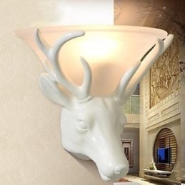 Aplica de Perete Contemporana Si Contractata Cap De Cerb La moda Creativa Living Living Dormitor