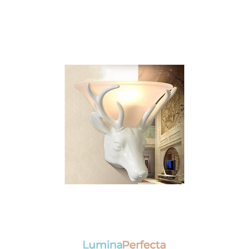 Aplica de Perete Contemporana Si Contractata Cap De Cerb La moda Creativa Living Living Dormitor