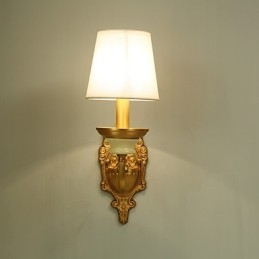 Caracteristică tradițională clasică din alamă, simplă, tradițională, pentru aplice de perete în stil mini
