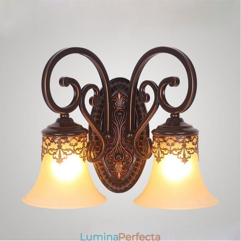 Caracteristică modernă și contemporană galvanizată pentru lumina ambientală Aplice de perete