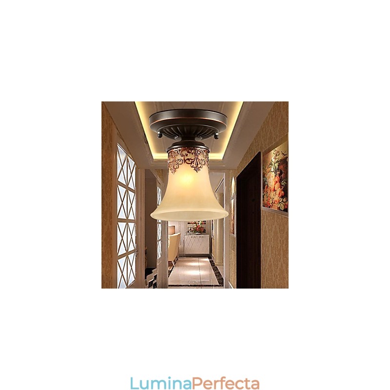 Candelabru Pandantiv Tradițional Clasic Rustic Lodge Vintage Retro Lantern Dining