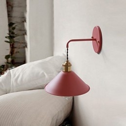 Becuri industriale simple, de dimensiuni mici, lampa de perete, vintage, retro, aplice de perete din metal, lampa de perete pentru culoar