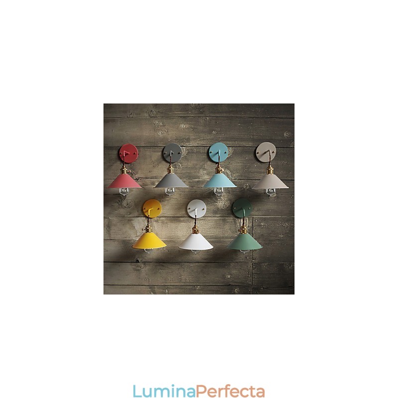 Becuri industriale simple, de dimensiuni mici, lampa de perete, vintage, retro, aplice de perete din metal, lampa de perete pentru culoar