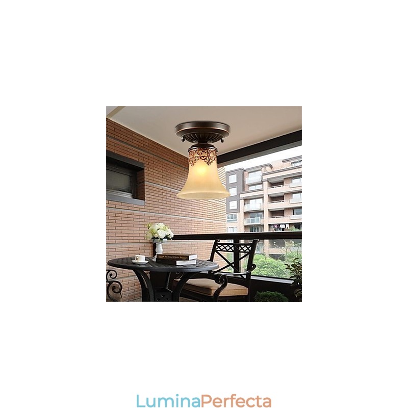 Candelabru Pandantiv Tradițional Clasic Rustic Lodge Vintage Retro Lantern Dining