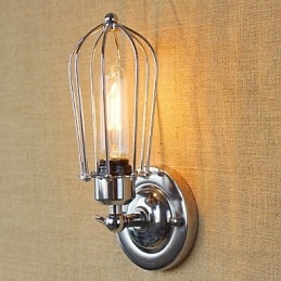 Caracteristică simplă de placă electrostatică retro, vintage, pentru aplice de perete cu lumină ambientală în stil mini