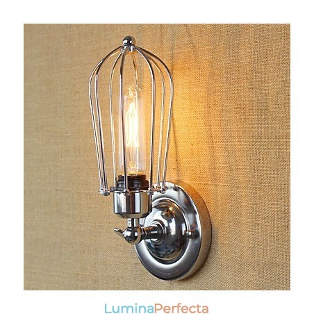 Caracteristică simplă de placă electrostatică retro, vintage, pentru aplice de perete cu lumină ambientală în stil mini Caracteristică simplă de placă electrostatică retro, vintage, pentru aplice de perete cu lumină ambientală în stil mini