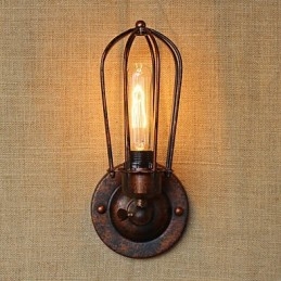 Caracteristică simplă de placă electrostatică retro, vintage, pentru aplice de perete cu lumină ambientală în stil mini
