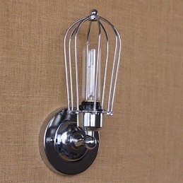 Caracteristică simplă de placă electrostatică retro, vintage, pentru aplice de perete cu lumină ambientală în stil mini