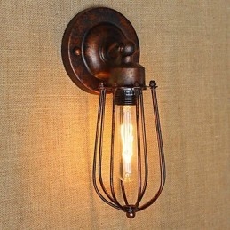Caracteristică simplă de placă electrostatică retro, vintage, pentru aplice de perete cu lumină ambientală în stil mini