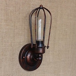 Caracteristică simplă de placă electrostatică retro, vintage, pentru aplice de perete cu lumină ambientală în stil mini