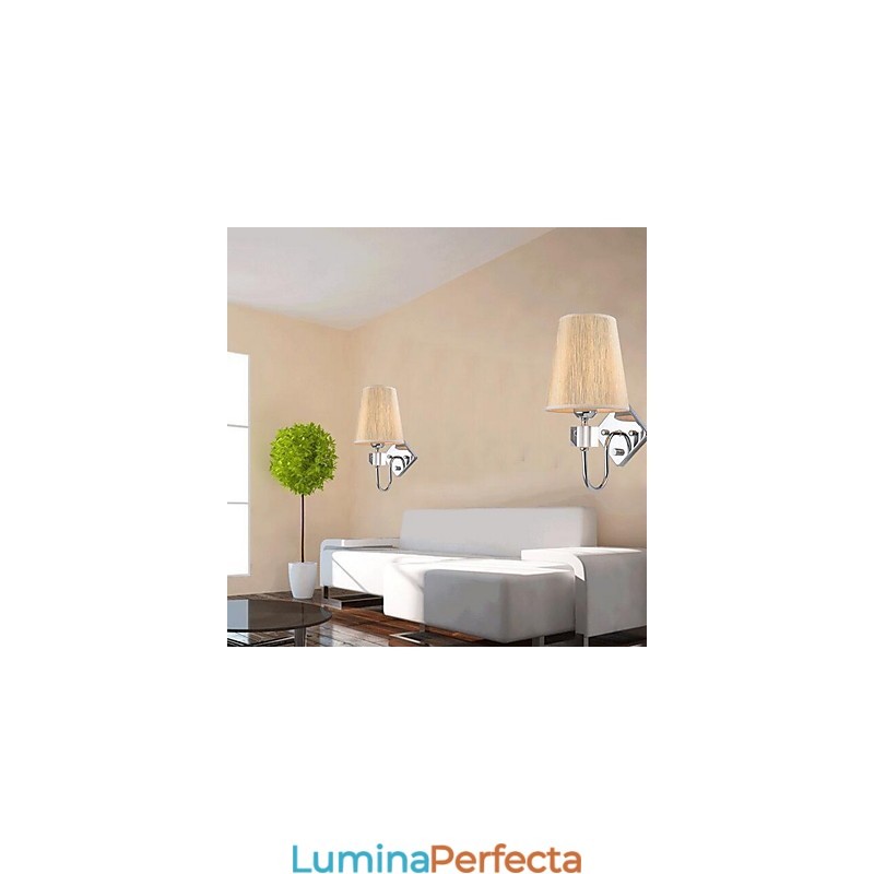 Aplice de perete cu lumină în sus, modernă și contemporană galvanizată