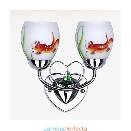 Altă caracteristică simplă pentru lumina ambientală de cristal Aplice de perete