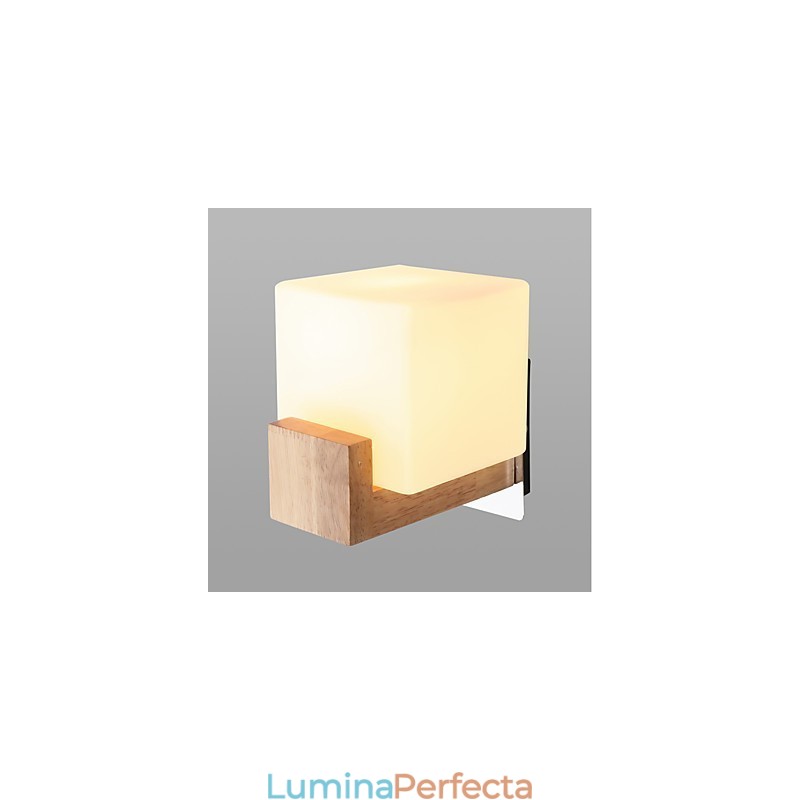 Noutate simplă Caracteristică de țară pentru protecția ochilor Lumină ambientală Aplice de perete Lampă de perete Lampă simplă de noptieră pentru dormitor