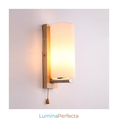 Caracteristică de țară noutate pentru protecția ochilor în stil Mini Lumină ambientală Aplice de perete Applique de perete Lampă de noptieră din lemn din busteni Caracteristică de țară noutate pentru protecția ochilor în stil Mini Lumină ambientală Aplice de perete Applique de perete Lampă de noptieră din lemn din busteni