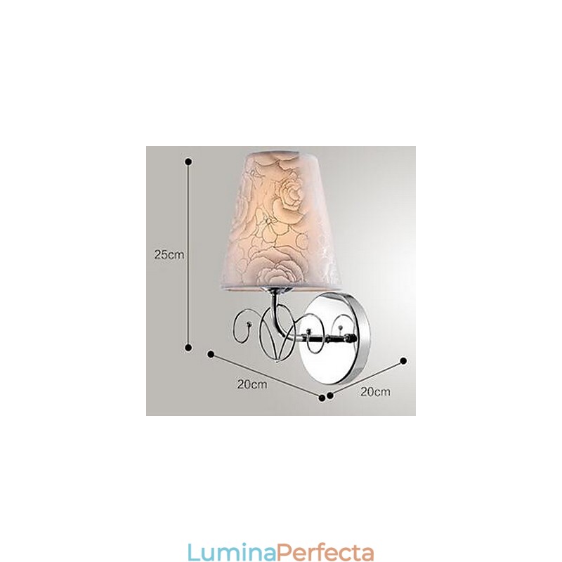 Aplice de perete cu lumină în sus, modernă și contemporană galvanizată