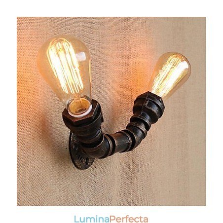 Nostalgia Țeavă de apă simplă Lampă decorativă de perete mică Nostalgia Țeavă de apă simplă Lampă decorativă de perete mică