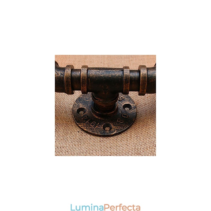 Nostalgia Țeavă de apă simplă Lampă decorativă de perete mică