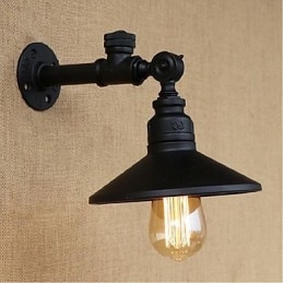 Caracteristică de pictură rustic Lodge pentru aplice de perete cu lumină ambientală