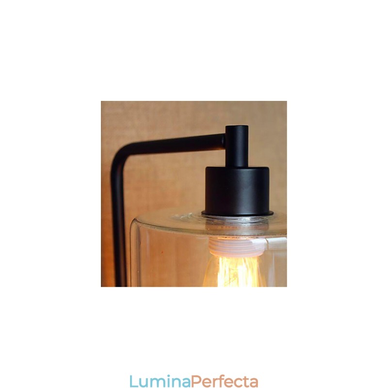 Caracteristica de finisare cu oxid negru Rustic Lodge Country pentru lumină ambientală cu braț oscilant