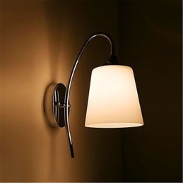 Lampă de perete modernă, minimalistă, din sticlă, pentru culoar de hotel