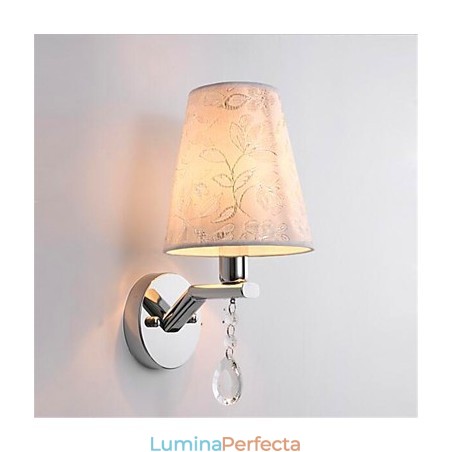Caracteristică argintie contemporană modernă pentru lumina ambientală de cristal Aplice de perete Caracteristică argintie contemporană modernă pentru lumina ambientală de cristal Aplice de perete