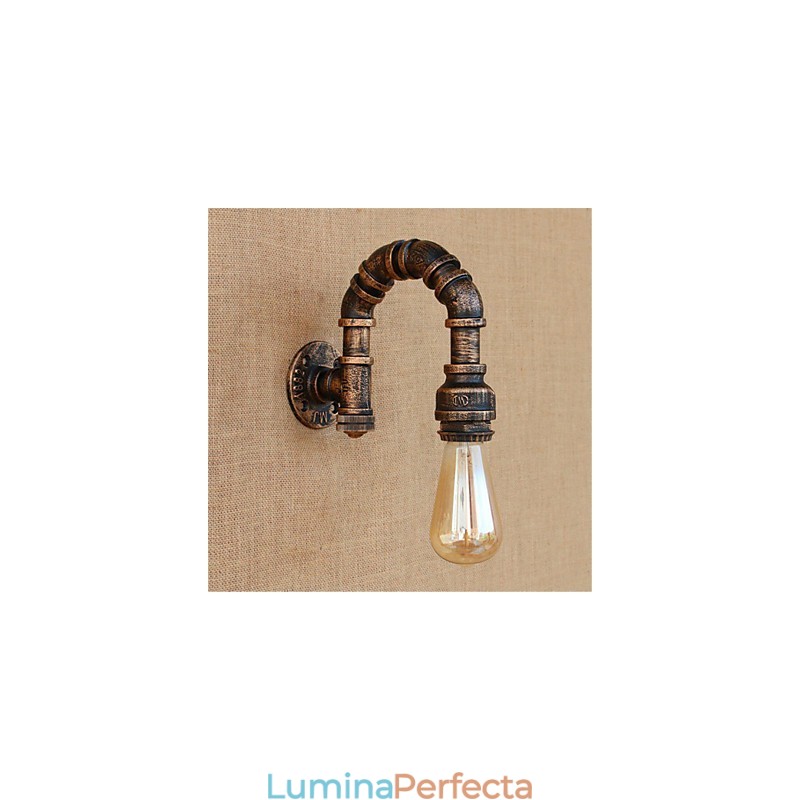 Caracteristică de pictură rustic Lodge pentru aplice de perete cu lumină ambientală