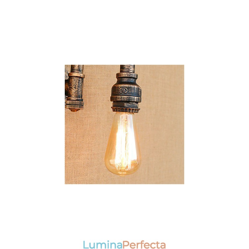 Caracteristică de pictură rustic Lodge pentru aplice de perete cu lumină ambientală