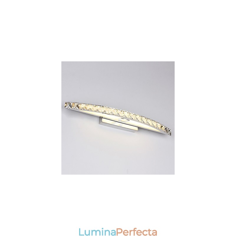 Iluminat contemporan pentru baie de perete de cristal