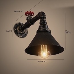 Aplice de perete cu țeavă de apă Stil industrial retro Creativ Country Metal Restaurant Cafe Baruri Bar Masă Aplice