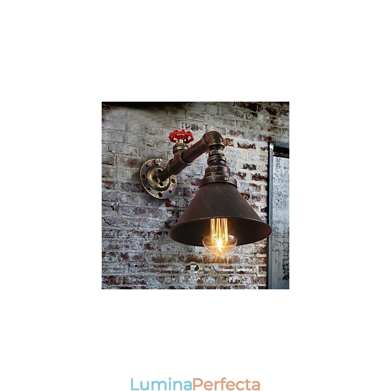 Aplice de perete cu țeavă de apă Stil industrial retro Creativ Country Metal Restaurant Cafe Baruri Bar Masă Aplice