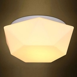 Creative White Diamond Glass Dome Absorb