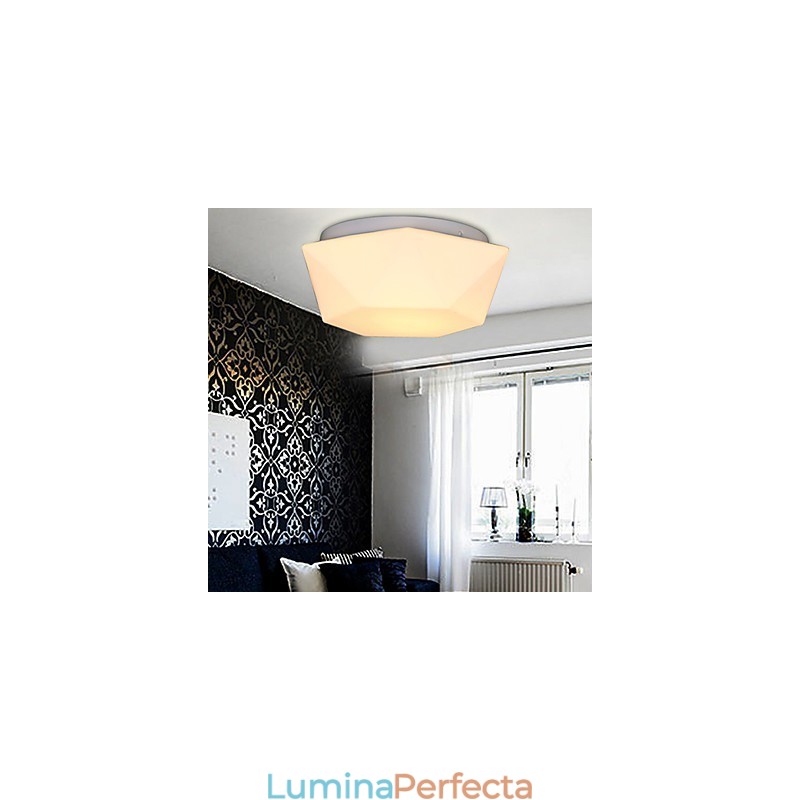 Creative White Diamond Glass Dome Absorb
