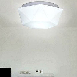 Creative White Diamond Glass Dome Absorb
